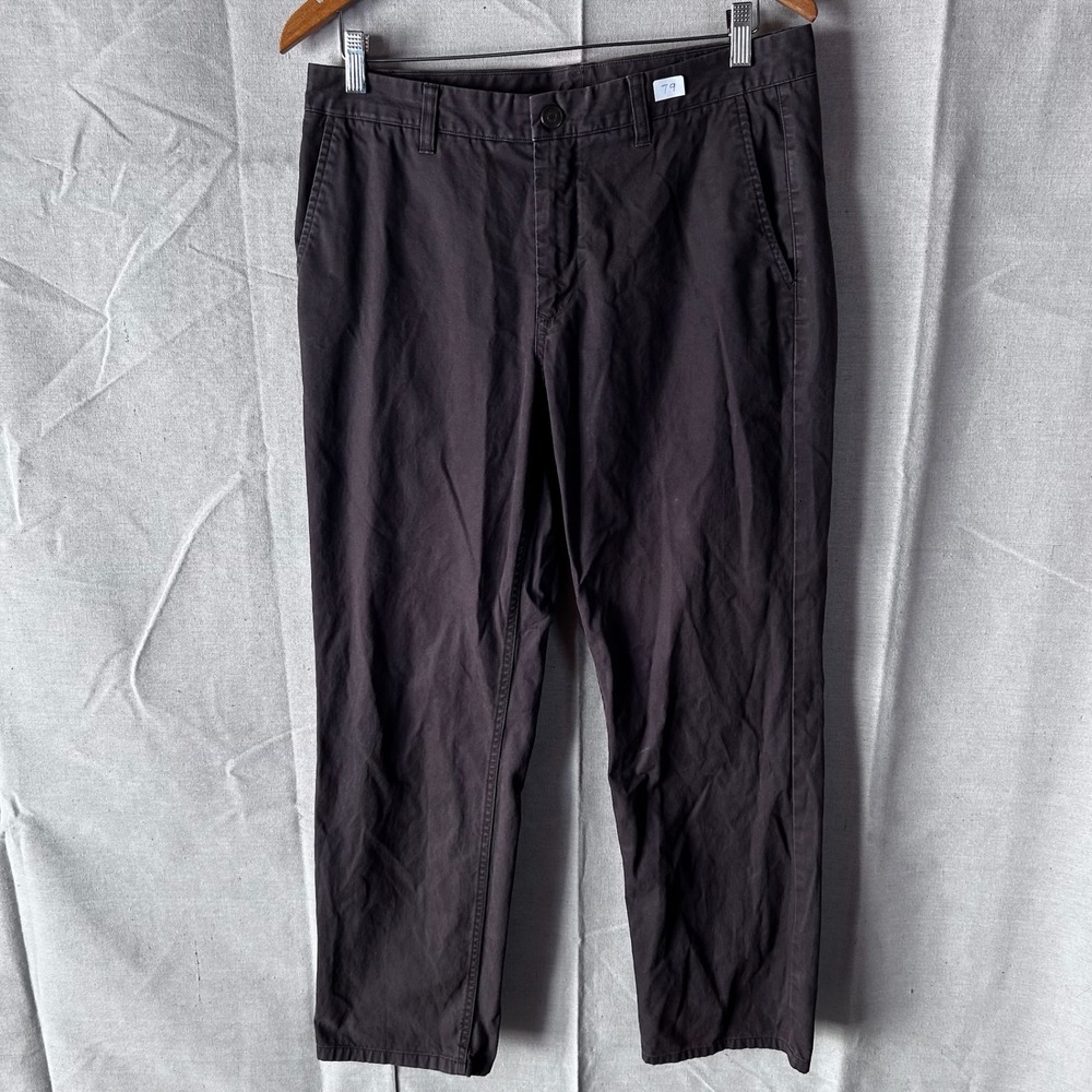 Bonobos Mens‎ Washed Chinos Dark Brown Espresso Cotton Pants 33x30